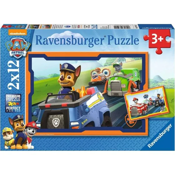 Ravensburger Paw Patrol 2x12 Brikker Puslespil