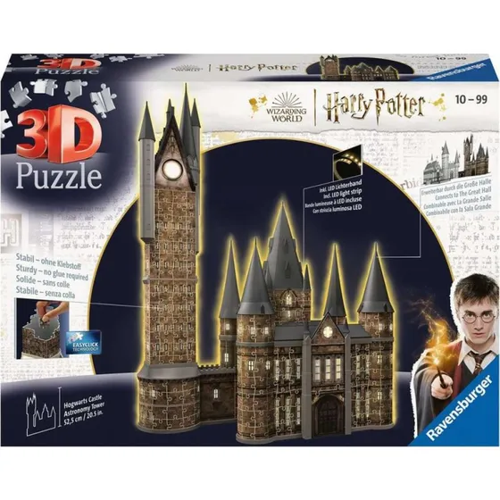Ravensburger 3D Puslespil: Hogwarts Astronomitårn (540 brikker)