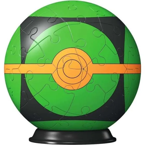 Ravensburger 3D Puslespil Pokémon Dusk Ball, Grøn, 54 Brikker