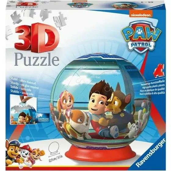 Ravensburger Paw Patrol 3D Puslespil, 72 Brikker