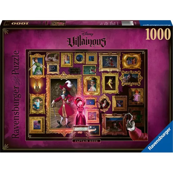 Ravensburger Disney Villainous Captain Hook 1000 Brikker