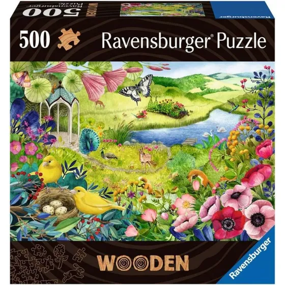Ravensburger Wooden Nature Garden 500 puslespil