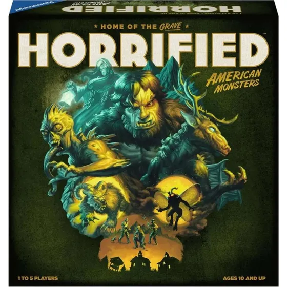 Ravensburger Horrified: American Monsters - Brætspil for 10+ år
