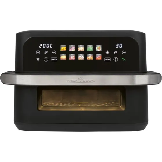 ProfiCook PC-FR 1313 H Dobbelt Airfryer 10L 2400W Sort