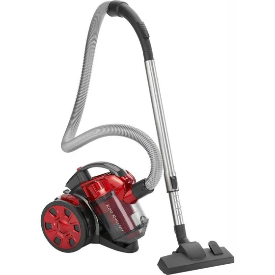 Clatronic BS 1308 Støvsuger Rød, 700W, Poseløs med HEPA