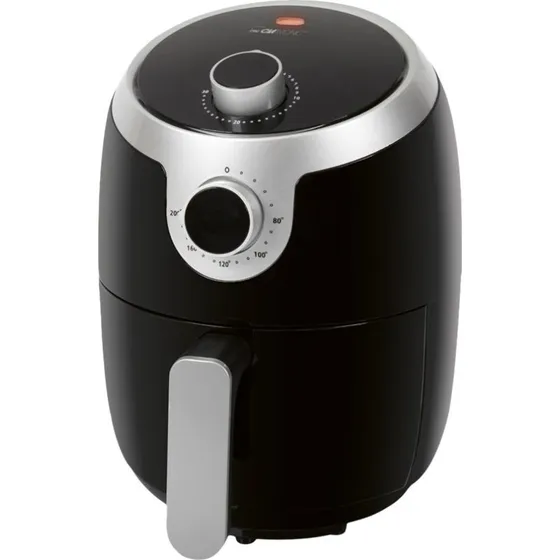 Clatronic FR 3769 H Airfryer 1kW, 1,8 L, sort/sølv