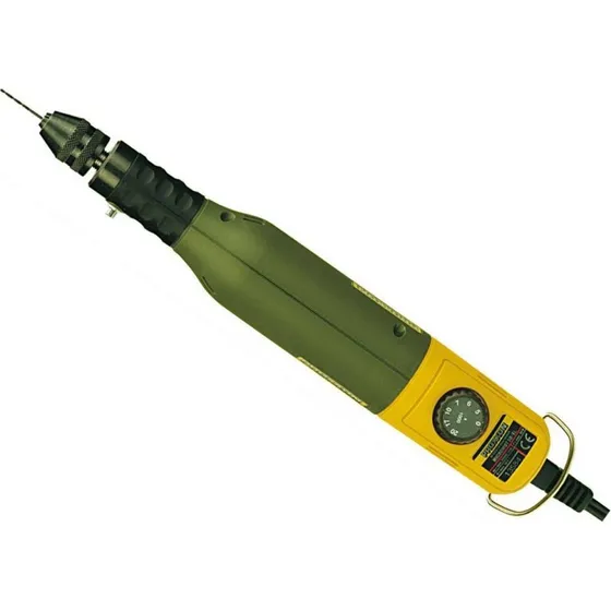 Proxxon Micromot 60 EF 12V Bore- og Fræsemaskine, Sort/Grøn/Gul