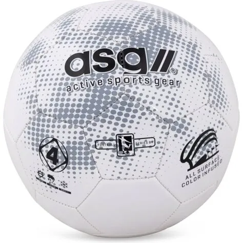 ASG Fodbold str. 4 - hvid/grå