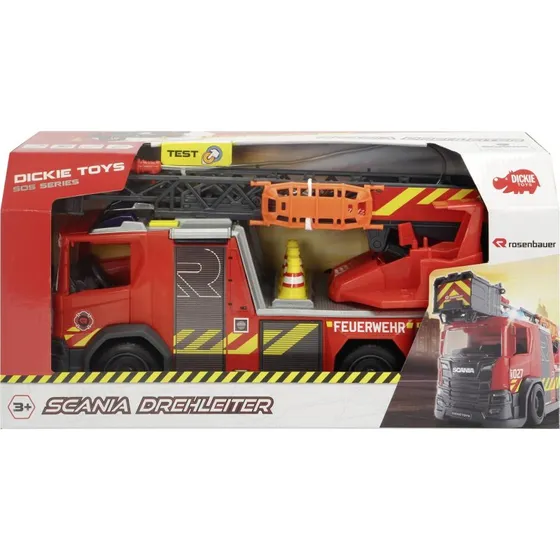 Dickie Toys Scania Brandbil med Drejbar Ladder - 3+ år