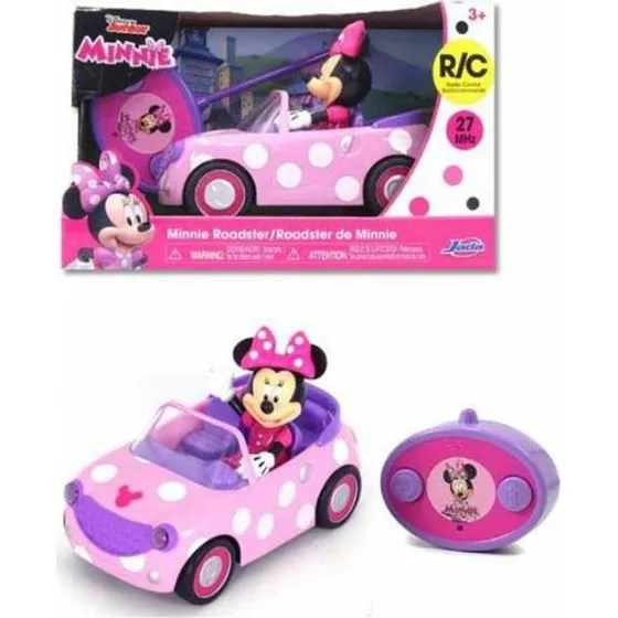 Jada Minnie Mouse Roadster Fjernstyrede Bil, 19 cm
