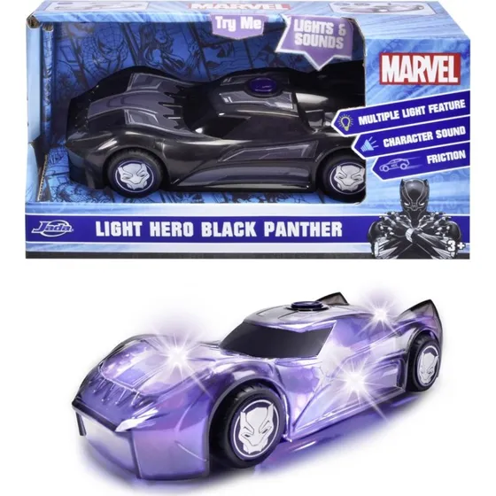Jada Toys Marvel Black Panther Bil 1:32, 15 cm, med lys og lyd
