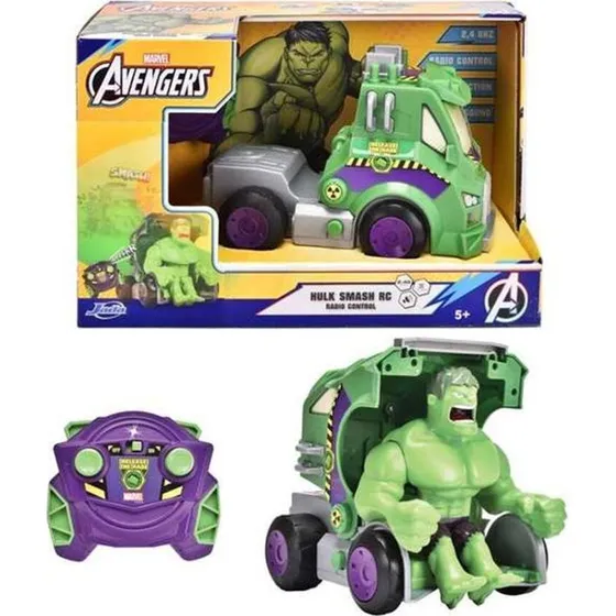 Smoby Radiostyret Hulk Smash Lastbil - Grøn