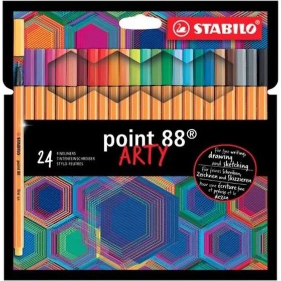 Stabilo Point 88 Arty Fineliners 24 Farver