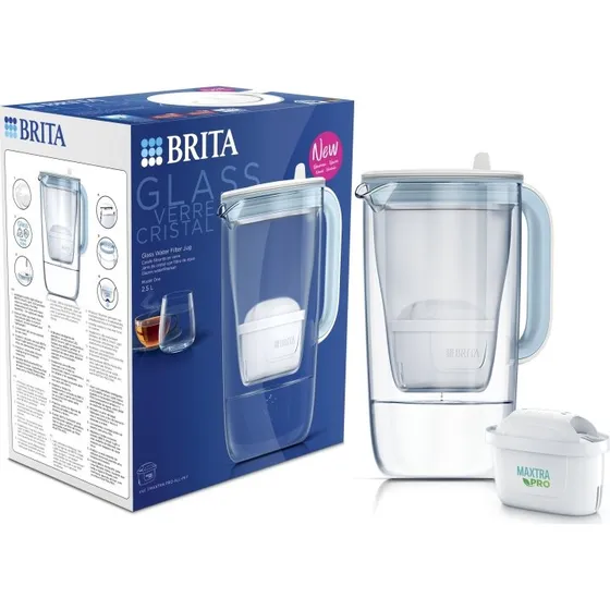 BRITA Glaskande, 1,5L, borosilikatglas