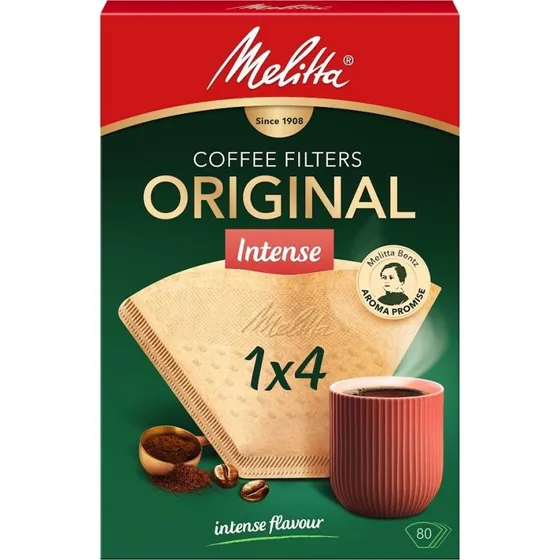 Melitta Kaffefilter Gourmet Intense 1x4 80P