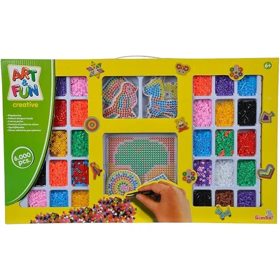 Art & Fun Big Ironing Beads Set – 6.000 Perler