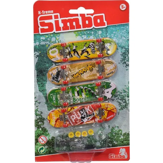 Dickie WOT Fingerskateboard Legesæt – 4 stk