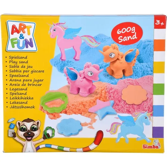 Simba Toys Art & Fun Legesand - Enhjørning, 3+ år