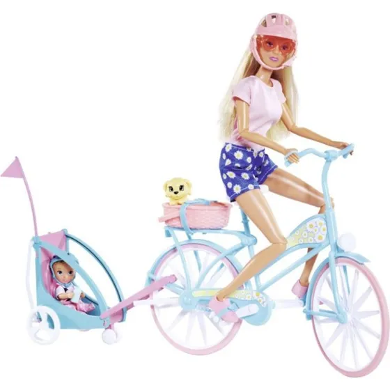 Simba Steffi Cykeltur Dukke med Cykel - 3+ år