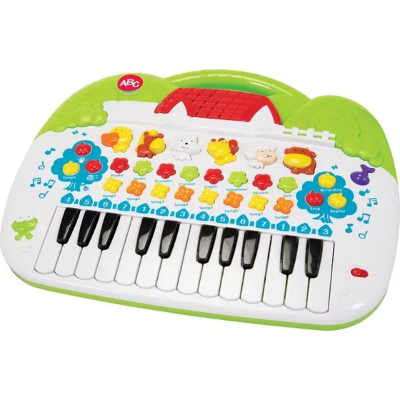 Simba Dickie ABC Animal Keyboard med Dyrelyde, 28x39 cm