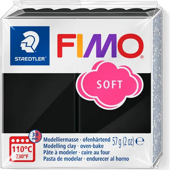 Staedtler FIMO Soft 57g Sort