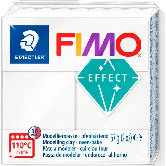Staedtler FIMO Effect Modellervoks 57g Translucents Hvid