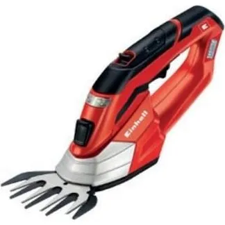 Einhell GE-CG 12 Li 12 V batteridreven græssaks, sort/rød/sølv
