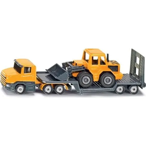 SIKU Low Loader med frontlæsser 1:64