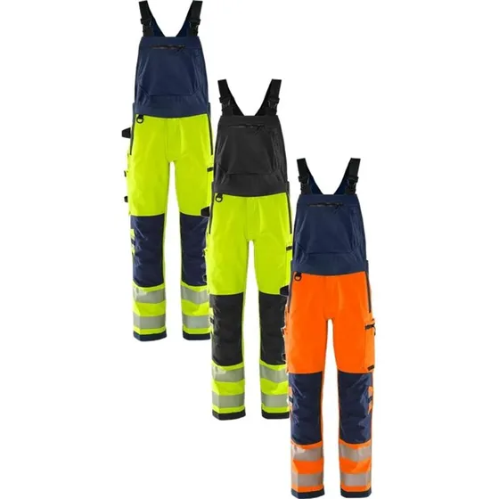 Fristads 134190 HiVis Green 1031 GSTP stretch-overalls