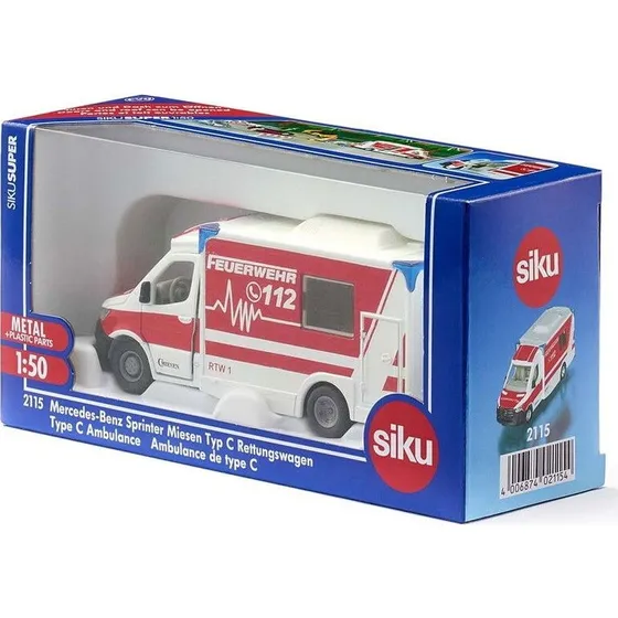 Siku Mercedes-Benz Sprinter Miesen Type C Ambulance 1:50