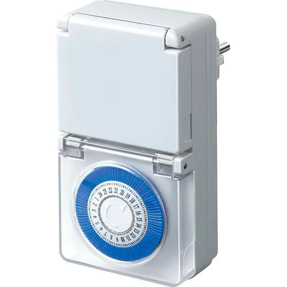Brennenstuhl MMZ 44 Udendørs Timer med Beskyttelsesdæksel (Analog)