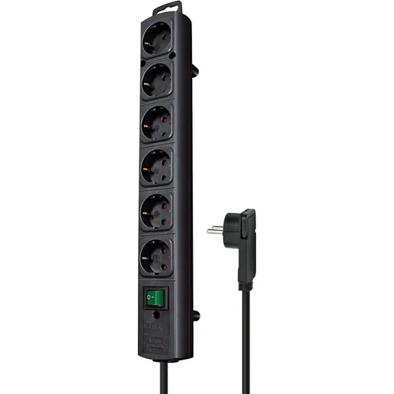 Brenn Comfort-Line 6-vejs 2,00 m Sort