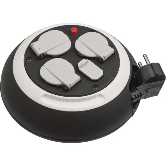 Brennenstuhl CL Mini Kabeltromle med USB (3 stik)