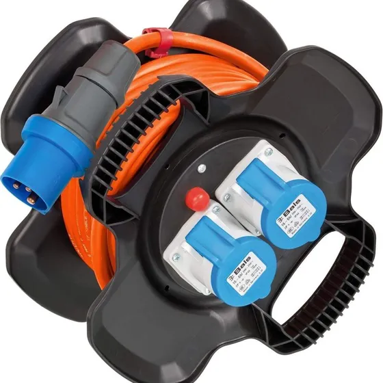 Brennenstuhl CEE Kabelrulle 10 m, IP44, orange