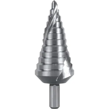 HSS Trappebor 6,0–37,0 mm, blank, 100 mm