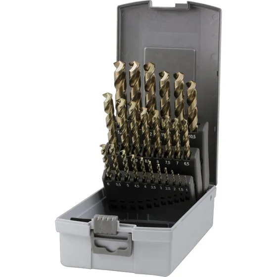 RUKO Spiralborsæt 1-13 mm, HSS Co5 UNi
