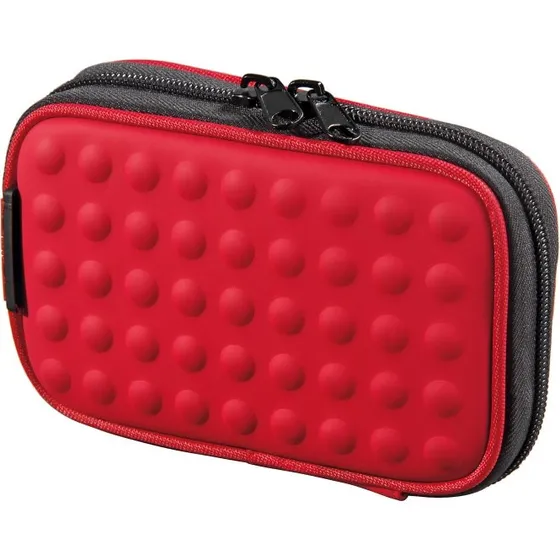 Hama Dots Opbevaringstaske Rød – 13,5 x 2,5 x 8,5 cm
