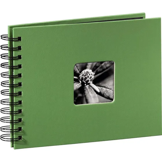 Hama Fine Art Fotoalbum, 50 sider, 24x17 cm, grøn