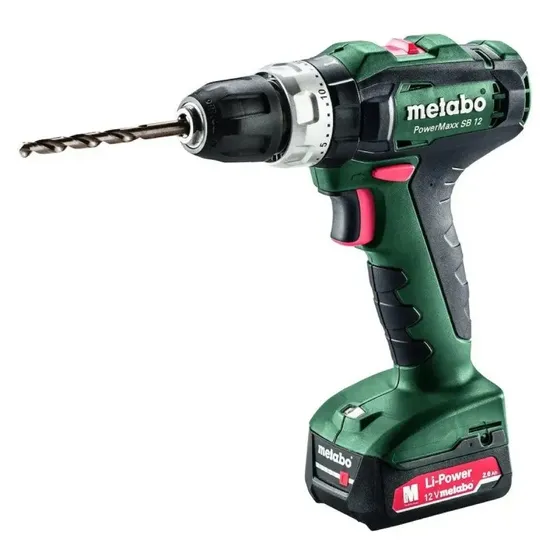Metabo PowerMaxx SB 12 Akku-Slagboremaskine 12V