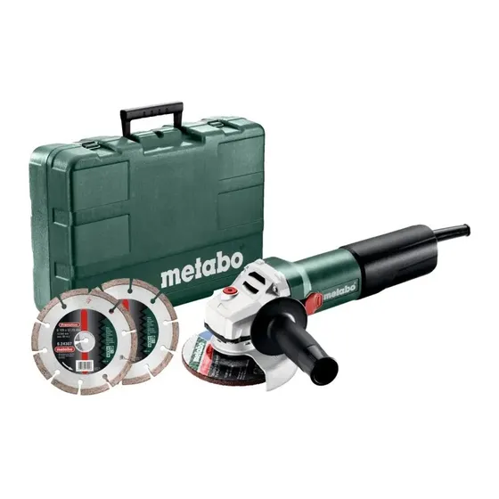 Metabo WQ 1100-125 Vinkelsliber 1100W, 125 mm