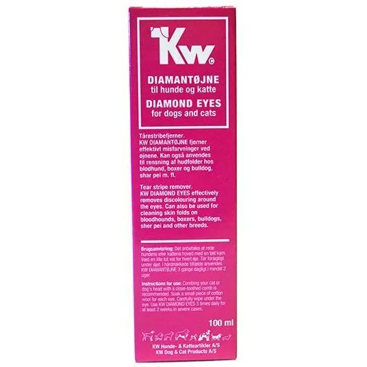 KW Diamantøjne 100 ml til hund & kat