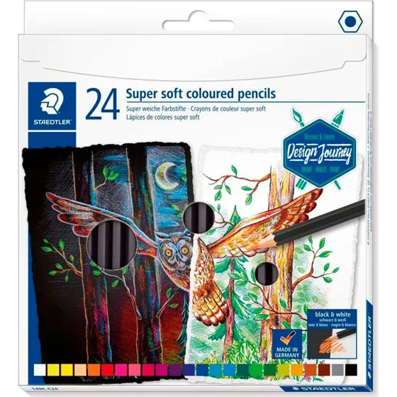 Staedtler Super Soft Farveblyant 24 farver