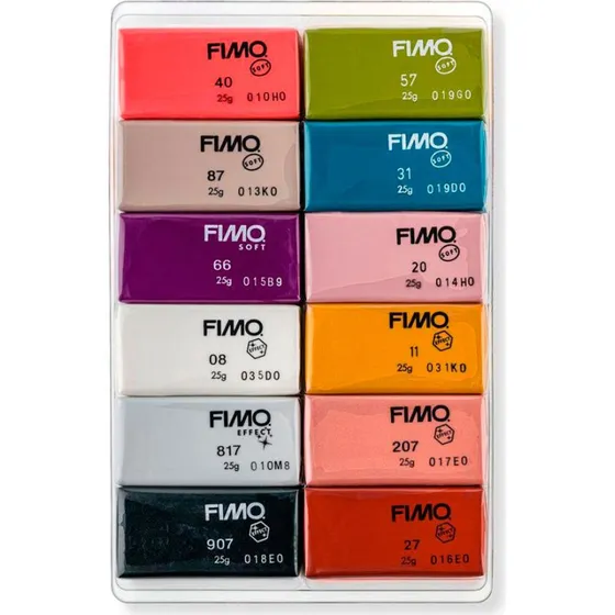 Staedtler FIMO Fashion Modellervoks Sæt (12x25g) Multi