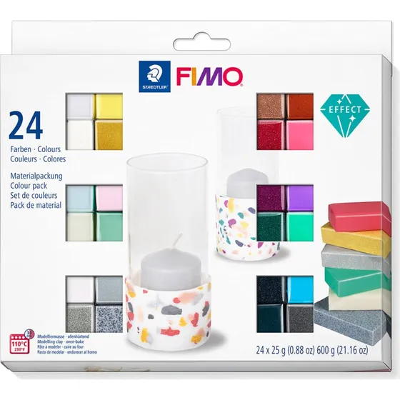 Staedtler FIMO Effect Farvepakke 24x25g