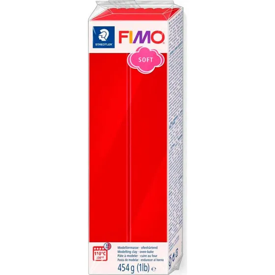 Staedtler FIMO Soft Modellervoks 454g Rød