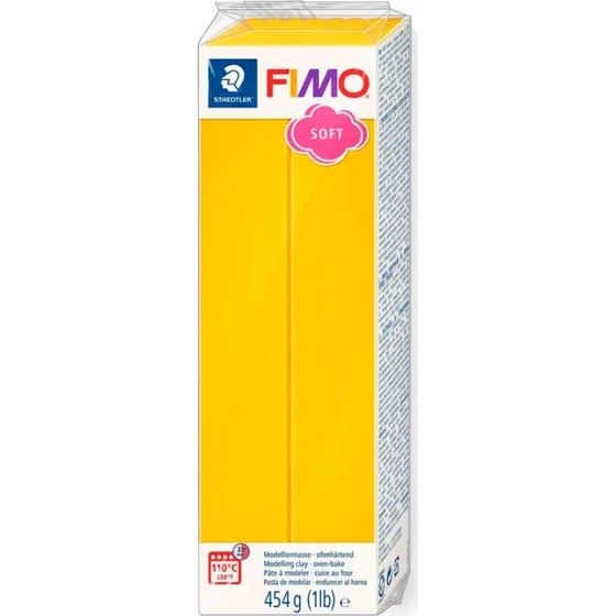 Staedtler FIMO Soft Modellervoks 454g Gul