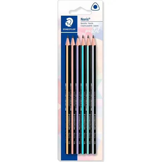 Staedtler Noris Trekantet Blyant HB 6 pk