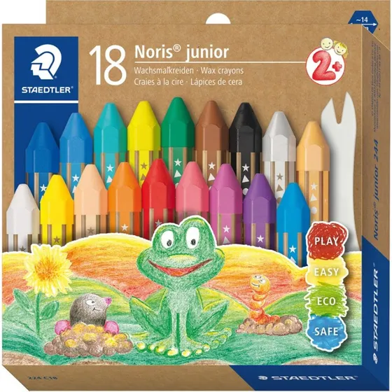 Staedtler Noris Junior Voksfarve 18 farver