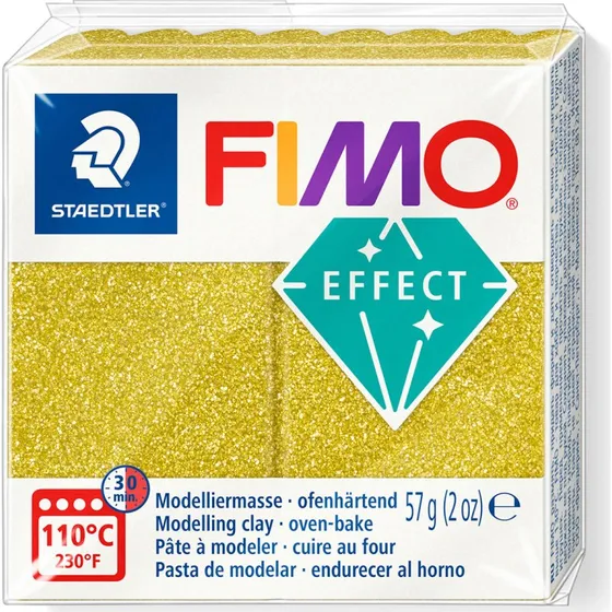 Staedtler FIMO Effect Glitter Guld 57g