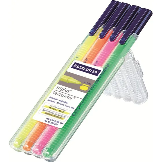 Staedtler Triplus Textsurfer 1-4mm 4 farver